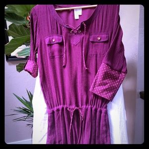 Matilda jane pink 3/4 sleeve tunic